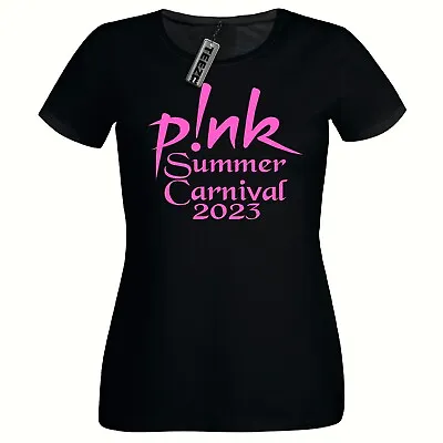 £10.35 • Buy Pink Summer Carnival Tour T Shirt, Ladies Fitted T Shirt, Pink Tour 2023