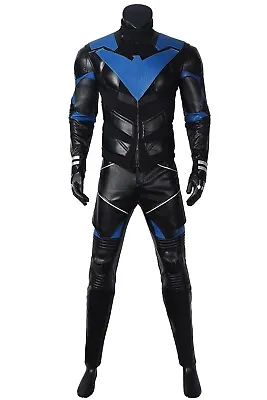 Batman Knights Nightwing Full Set Uniform Cosplay Costume Halloween • $546.99
