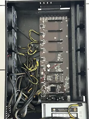 8 GPU Viretu Crypto Mining Rig • $340