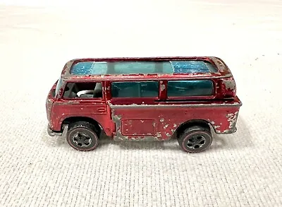 1969 Hot Wheels Redline Volkswagen Beach Bomb HK Red Side Load W/ Dark Interior • $115