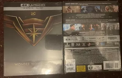 Wonder Woman & Wonder Woman 1984. 4K + Blu Ray Steelbook Collection Box Set • £27.95