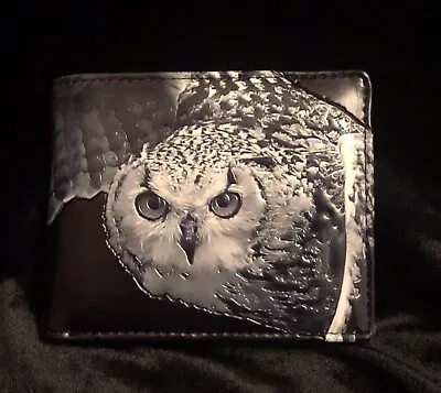 £18.99 • Buy Owl Wallet Nemesis Now Embossed Purse Vegan Polyurethane Pu
