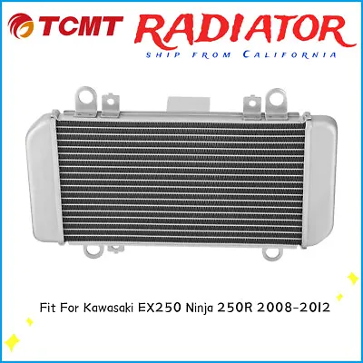 Radiator Cooling Cooler Fit For Kawasaki Ninja 250R EX 250 2008-2012 09 10 11 • $54.99