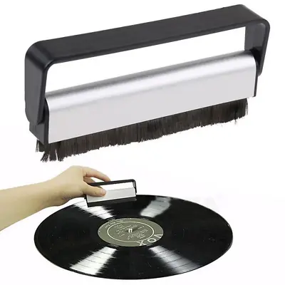 Vinyl Anti Static Dust Remover Brush Carbon Fiber Record Cleaner Cleaning Brush • $13.65