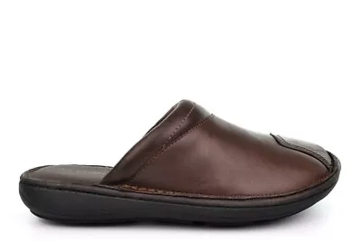 Mens Leather Mules Mens Leather Clogs Leather Slippers (Small Fit Buy 1 Size Up) • £30.57