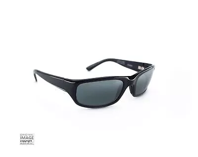 Maui Jim MJ 103-02 STINGRAY® Original Sunglasses GLOSS BLACK/NEUTRAL GREY • $35