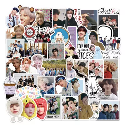 50pcs Stray Kids South Korean Boy Group 2 Decal Stickers Laptop Phone Skateboard • $3.79