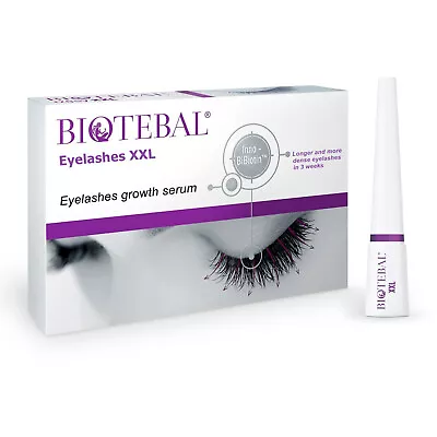 BIOTEBAL XXL 3ml Eyelash  Stimulating Growth Serum ENGLISH DESC EXP: 01/26 • £13.99