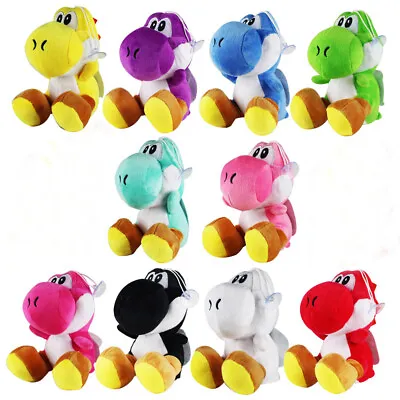 Super Mario Bros. Yoshi Plush Toys Animals Soft Stuffed Doll Birthday Kids Gift • $8.99