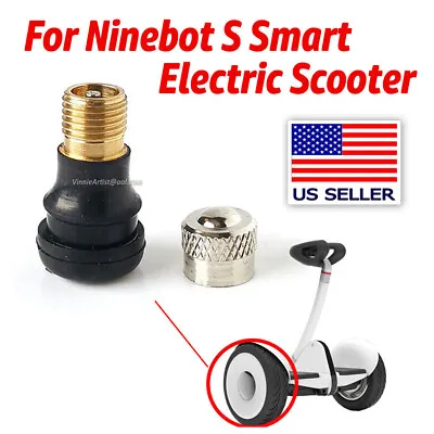Vacuum Tubeless Tire Air Valve For Segway Ninebot S Scooter Electric Accessories • $3.99