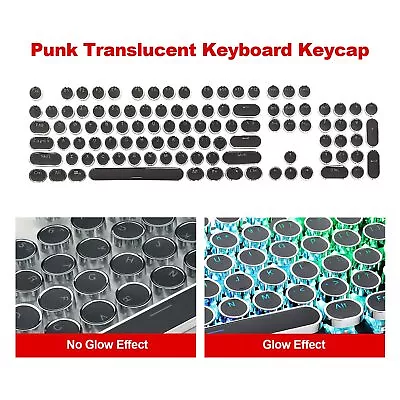 Steampunk Typewriter Keycaps Pudding Keycap Set Typewriter Caps For Backlit M... • $27.56