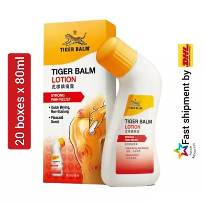 20 Boxes X 80ml Tiger Balm Lotion Strong Pain Relief Shoulder Back Pain Ship DHL • $219.90