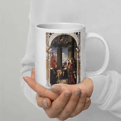 Art History/Fine Art Coffee Mug: TITIAN Madonna Of The Pesaro Family 1519-1526 • £14.48