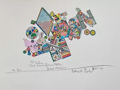 Eduardo Paolozzi. Signed.  Tottenham Court Tube Station Mosiacs . 1983-93 • £500