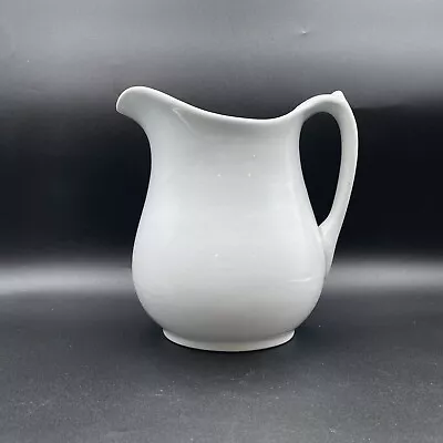 Antique Wedgwood & Co Royal Stone China White Ironstone Pitcher England 8  • $48