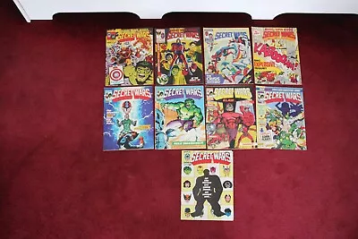 Marvel Comics X 9 Super Heroes Secret Wars Nos 2 3 4 5 10 28 29 30 & 31 • £4