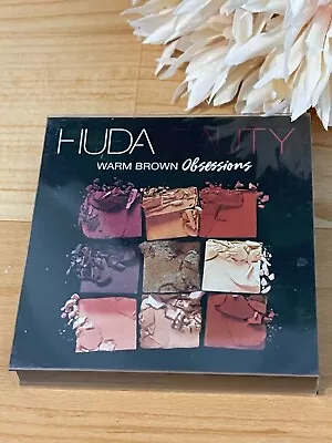 Huda Beauty Warm Brown Obsessions Eyeshadow Palette Brand New In Box • £14.99