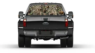 $50.99 • Buy Camo Camouflage Rear Window Perforated Graphic Decal Tint Hunting Truck