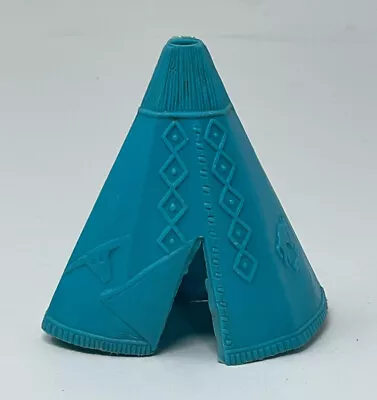 Marx Revolutionary War Playset Indian Tepee Native American TeePee BLUE Rare HTF • $11.69