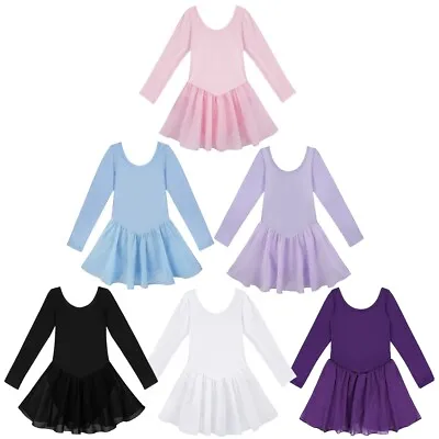 £7.32 • Buy Toddler Girls Short Sleeves Leotard Ballet Tutu Dance Dress Gymnastics Skirts