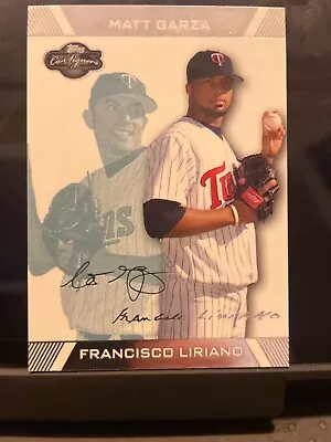 2007 (TWINS) Topps Co-Signers Red #10B Francisco Liriano/Matt Garza #131/250 • $2.99