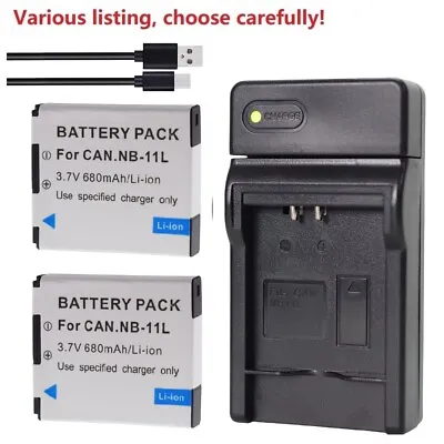 Battery Or Charger For Canon NB-11L IXUS 170 140 135 133 125 HS 132 127 HS Cam • £8.39