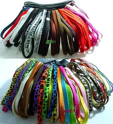 Long Thin Stretchy Headbands Hair Elastics Hair Bands Sports Kylie Bands Pcs 6 • £2.99