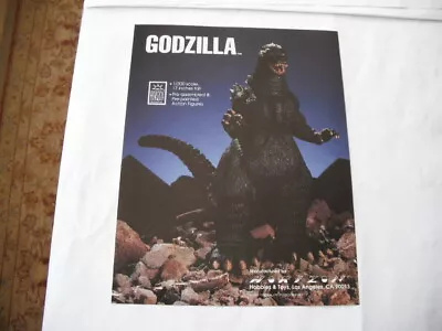  Horizon Godzilla Vinyl Model Kit Dealer Advertising Sheet Only No Kit • $24.99