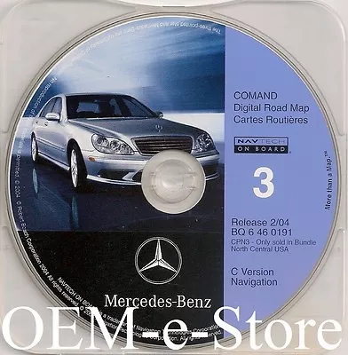 1999 2000 Mercedes S320 S420 S500 S600 C-Version Navigation CD Map North Central • $50