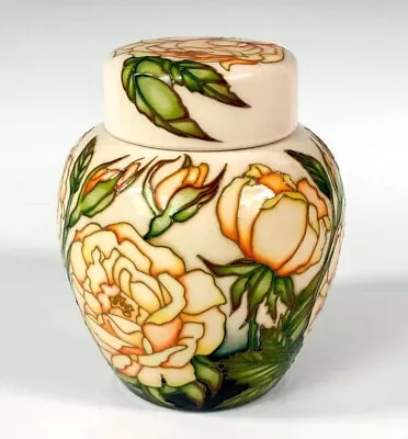 Moorcroft Madame Rose Pattern Ginger Jar & Lid ~ Signed   TRIAL  25/7/18  • $350