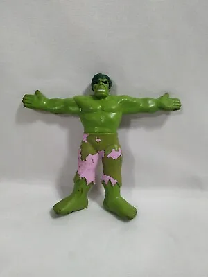 Vintage INCREDIBLE HULK Bendable Action Figure 1989 Just Toys Marvel Superheroes • $10
