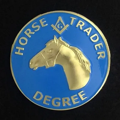 Masonic Horse Trader Degree Car Auto Emblem (HTD-1) • $5