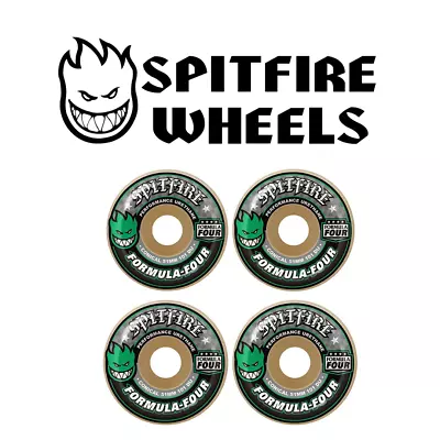 Spitfire Formula Four Conical 101D Skateboard Wheels - Set Of 4 • $35.95