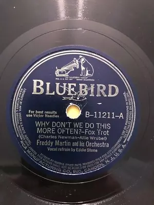 Freddy Martin Why Don't We Do This More Often/Piano Concerto 10  78 Bluebird G+ • $3