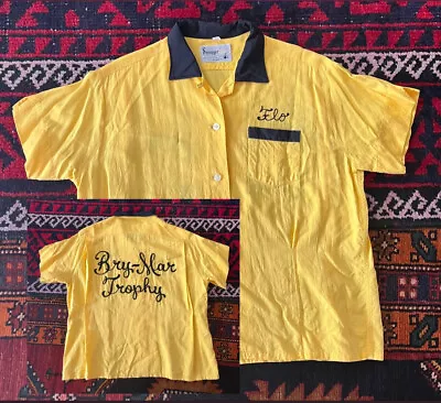 Vintage Bucks County Bry-Mar Swagger Bowling Shirt 60's Chain Stitched Sz. Small • $185