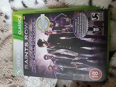 Saints Row The Third Full Package Xbox 360 Videogame - UK • £10