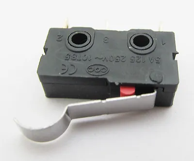 1pc Mini Micro Switch  R  Hooked Lever Switch Normal Open/Close 5A 20x10mm • $1.21