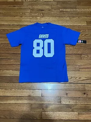 Victor Cruz New York Giants Jersey Shirt Boys Sz Large Blue NFL Team Apparel NWT • $7.44