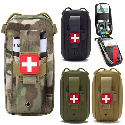 Molle Medical Pouch Tourniquet Holder Tactical First Aid Pouch Small Kit EMT Bag • $10.99