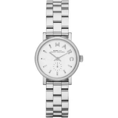 Marc Jacobs Baker MBM3246 - Silver Stainless Steel Ladies Watch Brand New In Box • $99.56