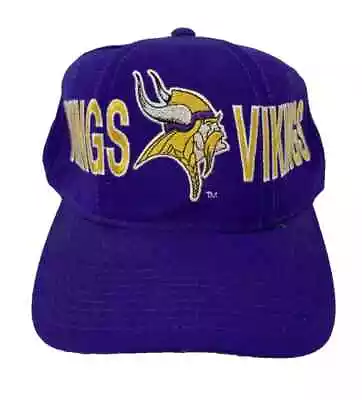 Minnesota Vikings Starter Wool Cap Hat Snapback NFL Football The Natural Purple • $39.99