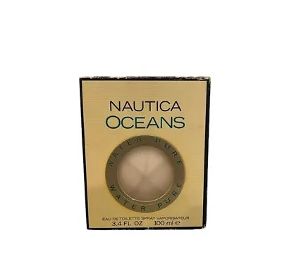 Nautica Oceans Water Pure 3.4oz / 100 Ml EDT Spray Men Cologne • $199