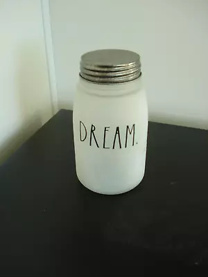 Rae Dunn Frosted Mason Jar Lantern   Dream  • $10