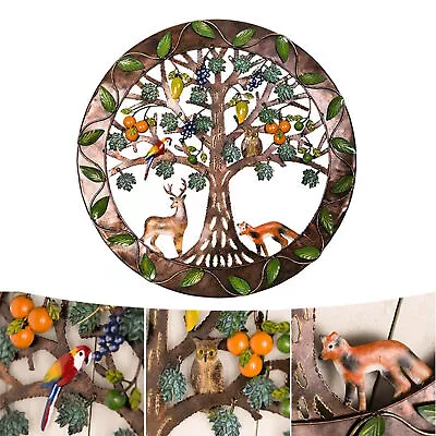 Tree Of Life Metal Hanging Wall Art Contemporary Indoor Outdoor Home Decor Gift • £28.14