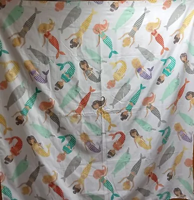 Pillowfort Shower Curtain Mermaids Never Used Excellent Condition • $9.99