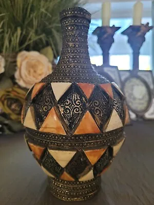 £120 • Buy Vintage Moroccan Decorative Ornament Vase