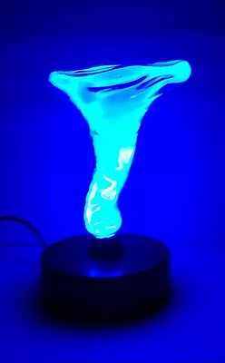 Vintage LumiSource Electra Tornado Sculptured Plasma Motion Art Lamp Tornado • $63.87