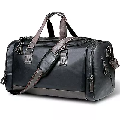 US Travel Duffle Bag For Men Leather Duffel Bags Waterproof Large Overnight • $46.08