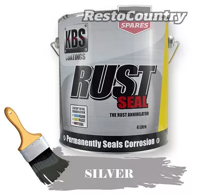 KBS RustSeal SILVER 4 Litre Rust Seal Paint Rust Preventive Coating • $335