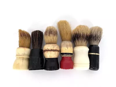 Vintage Barber Shop Shaving Cream Brush LOT OF 6 Antique Shave Soap Brushes • $20